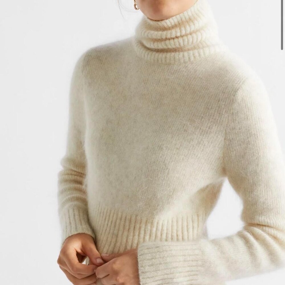 Seed Mohair Turtleneck sweater